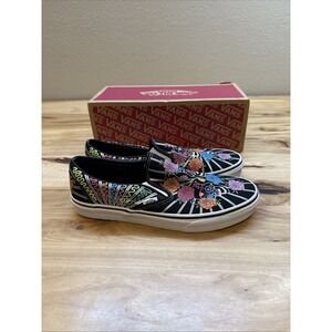 Vans Classic Slip-on Dia De Los Muertos glow in the dark Canvas -Men's Size 10